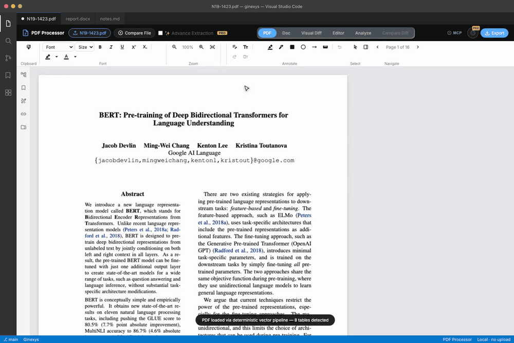 Annotating a PDF