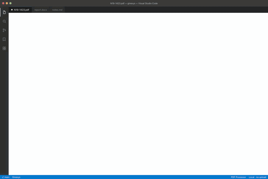 PDF Processor walkthrough