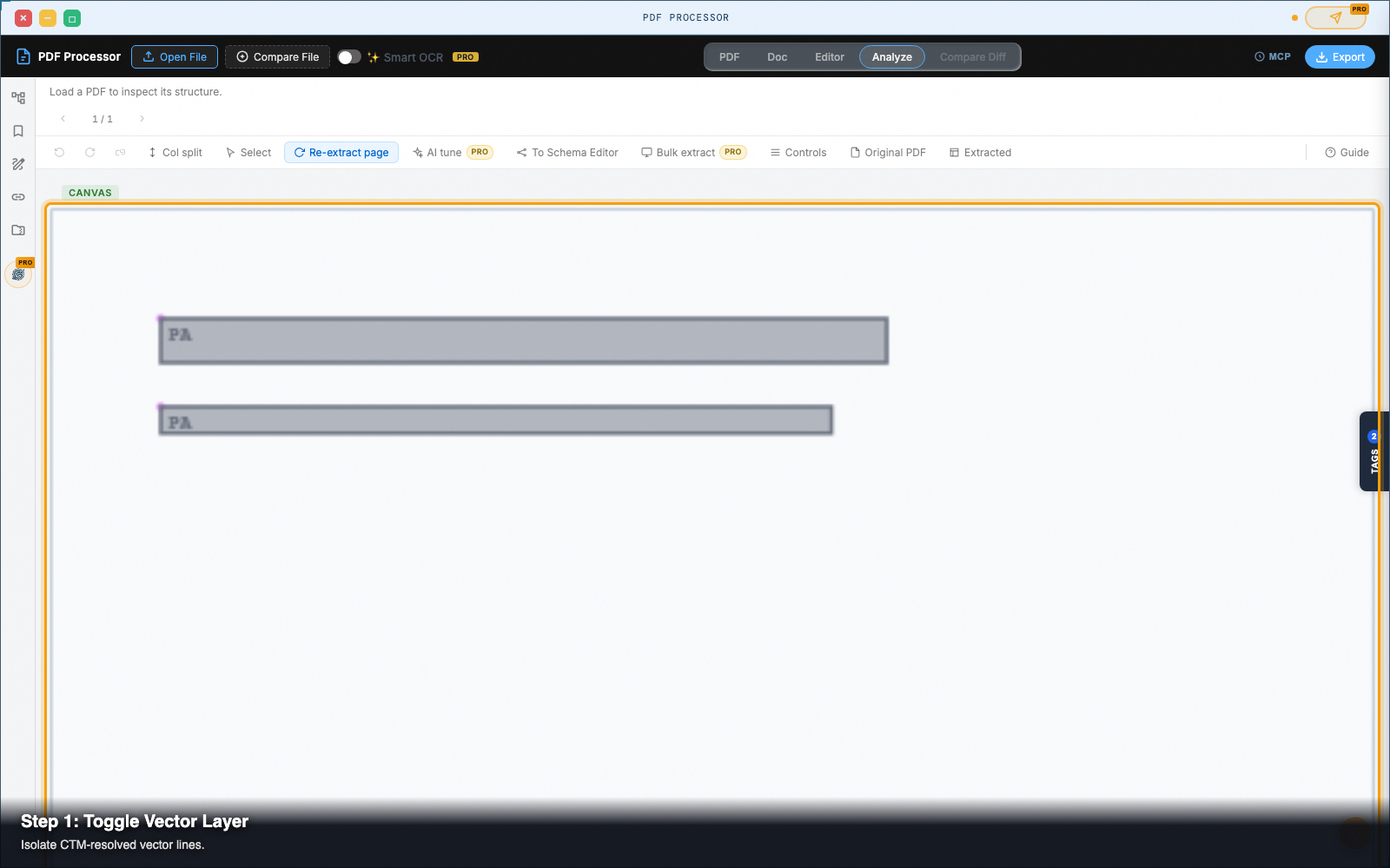 Step 1 — Load your datasheet and navigate to the schematic page