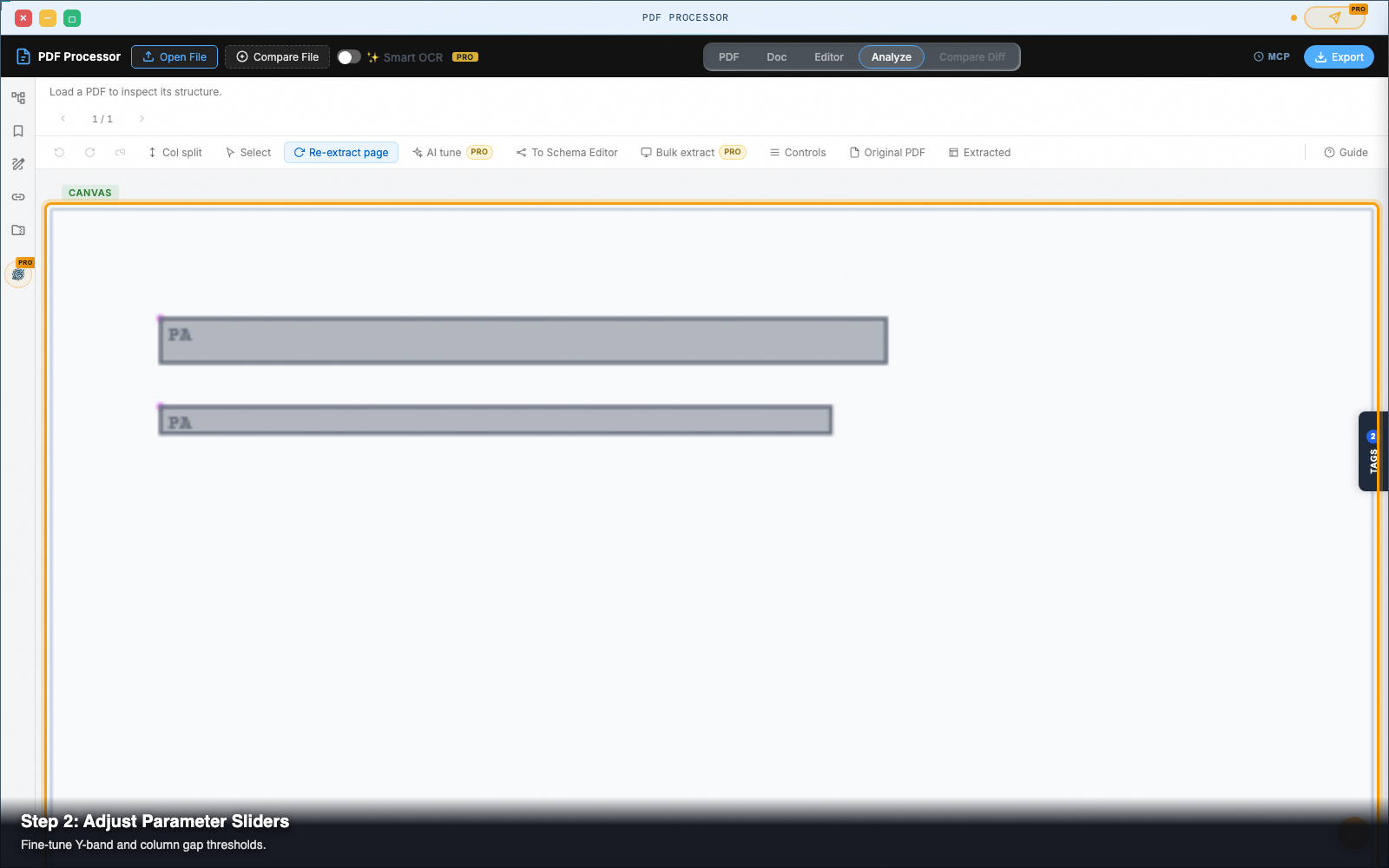Step 2 — Read the color-coded bounding boxes