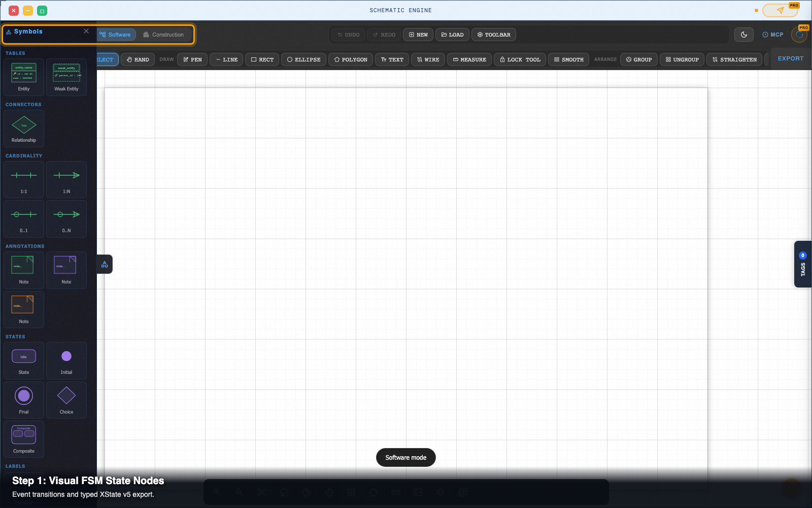 Step 1 — Switch to FSM / State Machine Mode