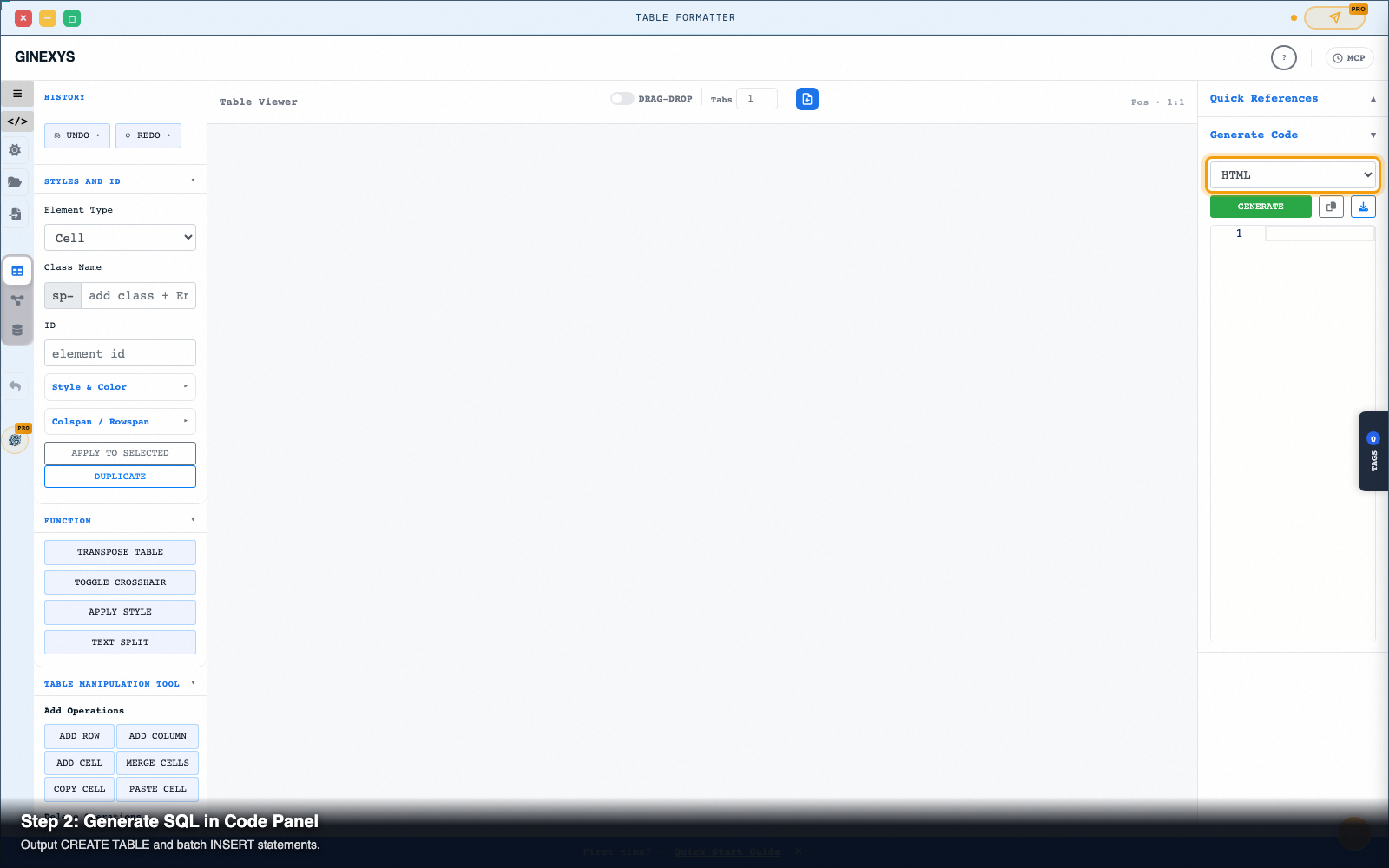 Step 2 — Use the Text Split tool to parse delimiters