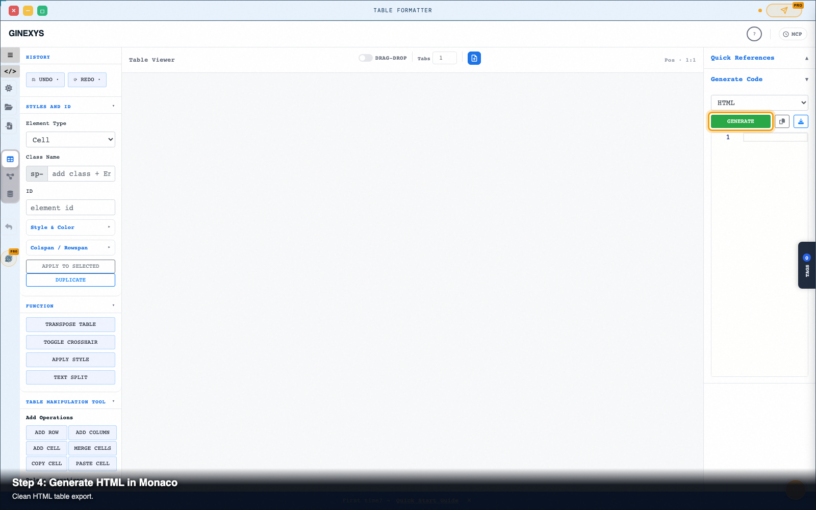 Step 4 — Apply built-in CSS utility classes and styles